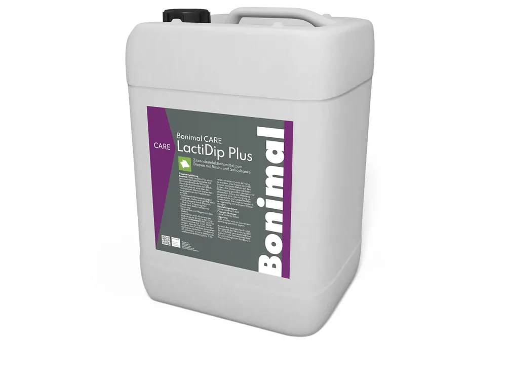 Sale Bonimal CARE LactiDip Plus Dippmittel mit Milchsäure und Salizylsäure mit breit desinfizierender und pflegender Wirkung