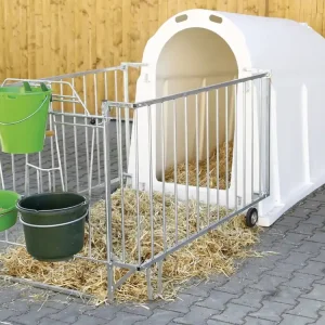 KERBL Kälberiglu "CalfHouse PE UV+" für 1 Kalb, mit Umzäunung Aktuell