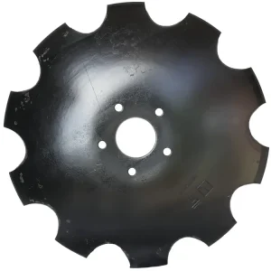 Industriehof® Eggenscheibe LK 128 mm, ZB 75 mm, gewölbt, gezahnt, flacher Ansatz, universal Schneller Versand