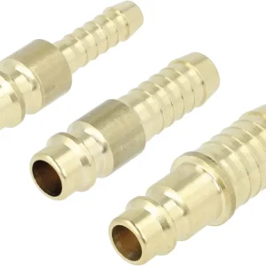 Zertifiziert Druckluftstecker Schlauchanschluss, Euro NW 7,2, Messing