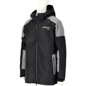Highlight Fendt Outdoorjacke Herren "Profi 2-in-1" schwarz; blassgrau