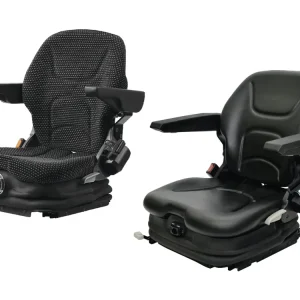 Geprüft Staplersitz "Tecthrone", mechanisch gefedert/luftgefedert , PVC/Stoff