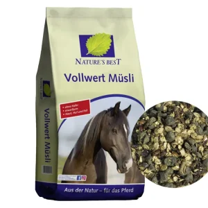 NATURE´S BEST Vollwert Müsli energiereduziert für leichtfuttrige Pferde und Ponys Garantierte Lieferung