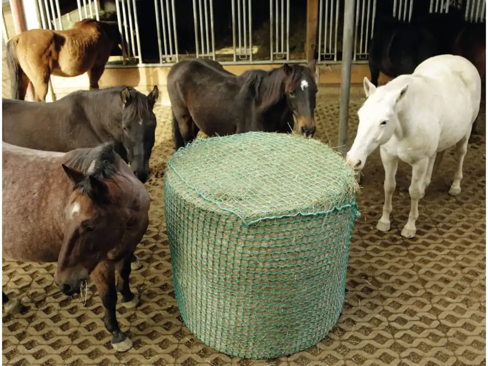 KERBL Heunetz für Rundballen, Maschenweite 45 x 45 mm, zur Bodenablage Kracherpreis
