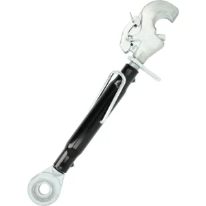 Oberlenker extra schwer mit Fanghaken und Kugelgelenk, M 36 x 3, pulverbeschichtet (Hülse) Bestseller