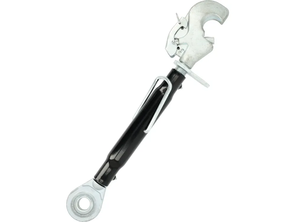 Oberlenker extra schwer mit Fanghaken und Kugelgelenk, M 36 x 3, pulverbeschichtet (Hülse) Bestseller