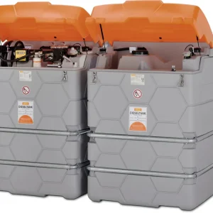 Top-Angebot Cemo Tankanlage "Cube Outdoor Premium" für Diesel, stationär, 230 V-Pumpe, Tankanlage + Erweiterungstank