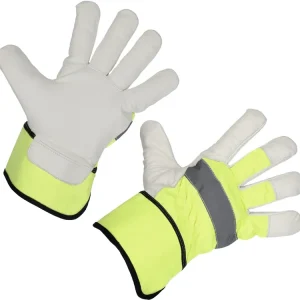 Keron Winterhandschuhe "Neon" Ziegenleder; Baumwollfleece; Polyester Beliebt