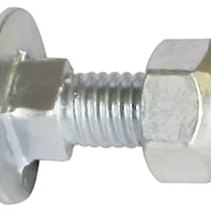 Highlight Industriehof® Flachrundschraube 8.8, mit selbstsichernder Mutter
