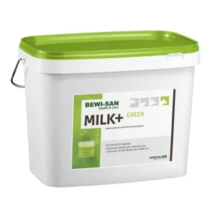 BEWI-SAN Milk+ Green für Ökobetriebe geeigneter leicht angesäuerter Vollmilch-Ergänzer bei Kälberaufzucht mit Vollmilch Pulver Begrenztes Angebot