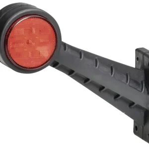 Hella® LED-Positionsleuchte gewinkelt, seitlich links/rechts, 142,5 x 160 x 45 mm, 10 – 30 V DC, E9 6754 Markenware