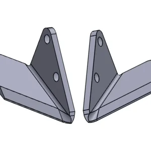Scharflügel 160 x 90 x 10 mm links/rechts, schmal, für Grubber Horsch Terrano FG, FX Abverkauf