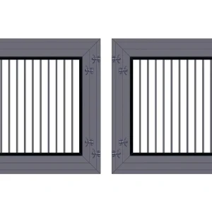 Super-Preis Growi® Stallfenster 1.000 x 1.000 mm, mit Innengitterrahmen und Doppel-Drehfunktion