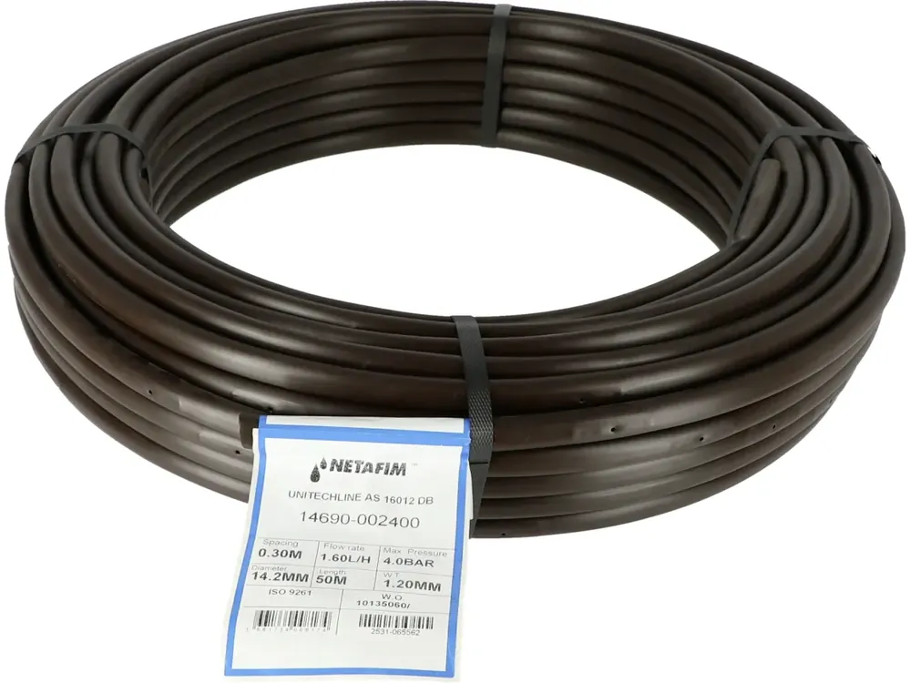 Aktuell NETAFIM™ Tropfschlauch "UniTechline™ 16012 AS"