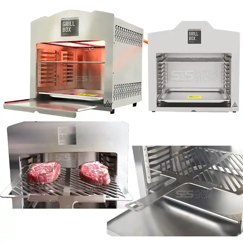 Preis Gesenkt Matrix GrillBox 880XL Oberhitzegrill Gasgrill Set