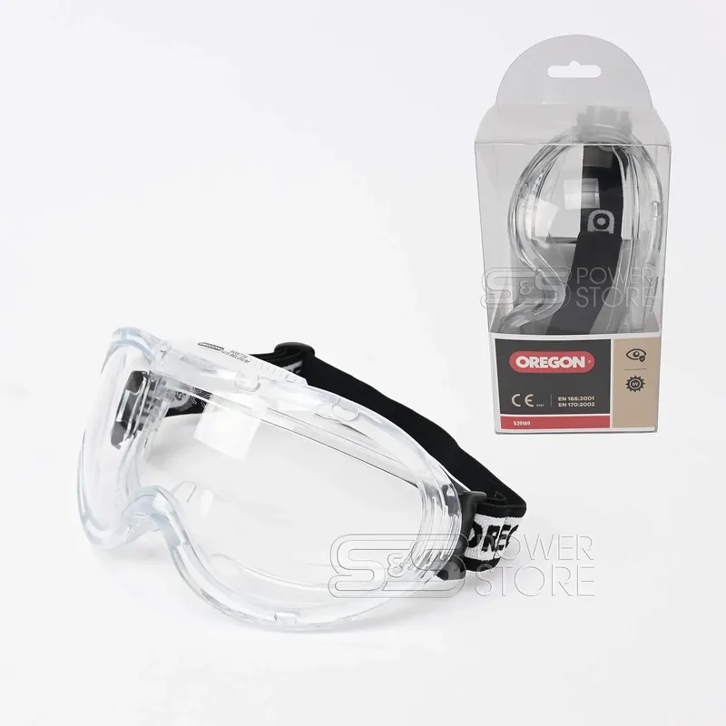 Oregon Schutzbrille klar geschlossene Überbrille Brillenträger Vollsichtbrille mit Gummiband Sonderangebot