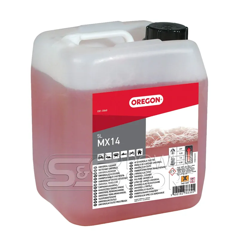 Oregon Harzlöser Universal Allzweck Reiniger MX 14 Werkstattreiniger 5 Liter Kanister Neuheit
