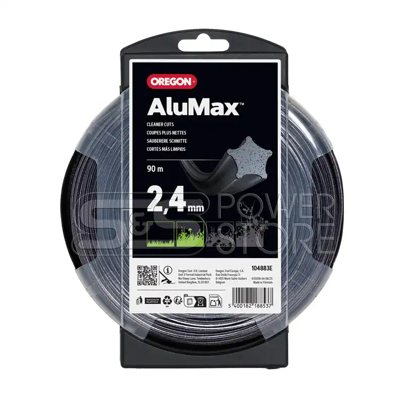 Oregon Sternform Mähfaden AluMax Nylium Starline 2,4 mm x 90 m Trimmerfaden Freischneidefaden Super-Preis