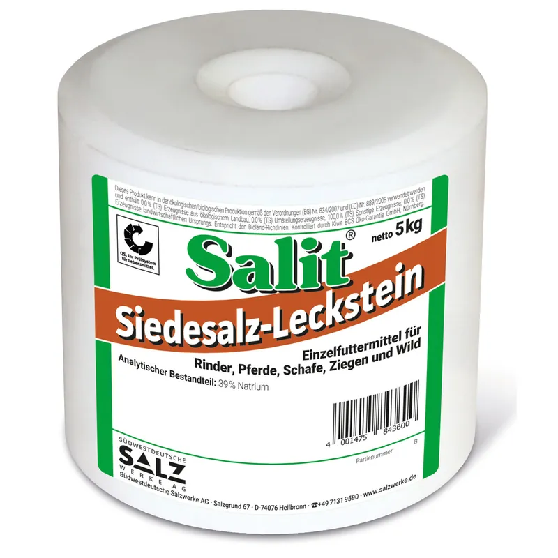 Neue Ware Salzleckstein SALIT, 5 kg Karton