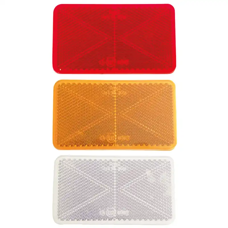 Rückstrahler selbstklebend, 106x60 mm gelb Must-Have