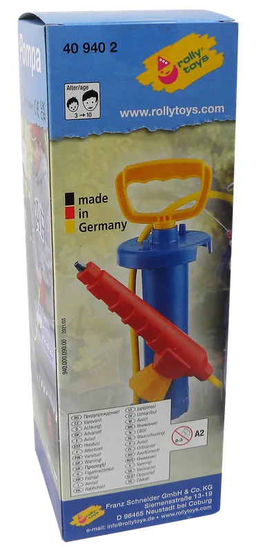 Rolly Toys Ersatzpumpe mit Spritze Zertifiziert