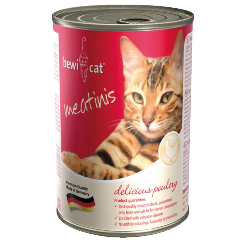 Solange Der Vorrat Reicht Bewi Cat Katzenfutter Bewi Cat® Meatinis Fisch