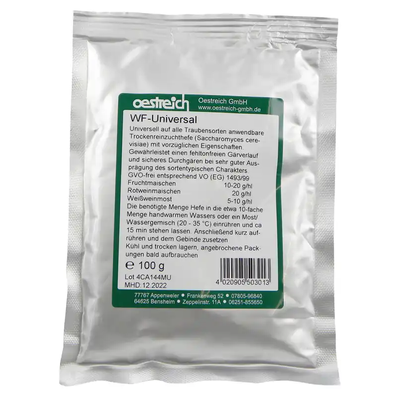Knallerangebot Oestreich Reinzuchthefe WF-universal 100 g