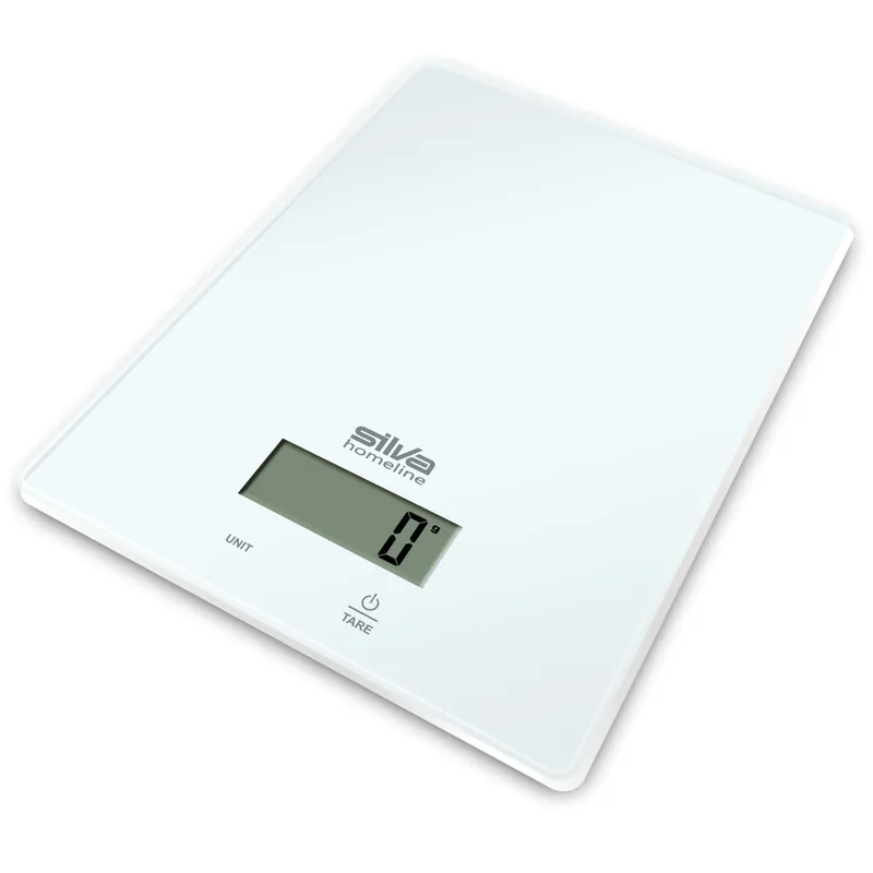 Silva homeline Küchenwaage bis 5kg weiß aus Glas Saisonangebot