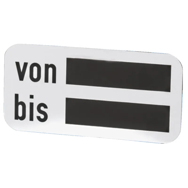 Zusatzschild 'von-bis' Super-Preis