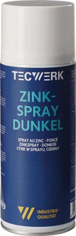 Solange Der Vorrat Reicht Tecwerk Zinkspray dunkel 400 ml