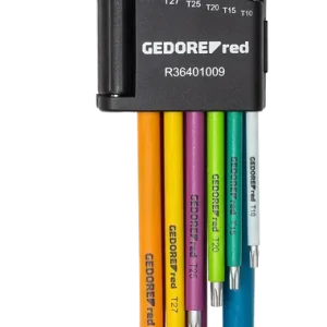 Saisonangebot Gedore Winkelschraubendreher-Satz mit Farb- Codierung TX T10-T50