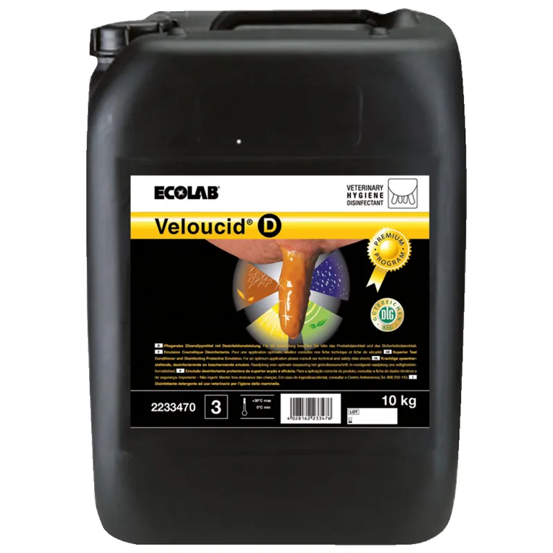Ecolab Veloucid D, desinfizierende Pflegeemulsion * Super-Preis