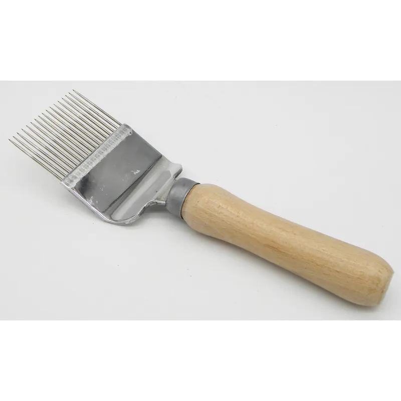 Letzte Chance Entdeckelungsgabel gerade mit Holzgriff