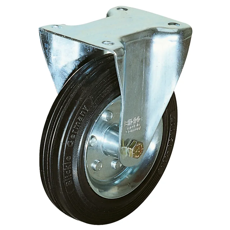 Neu Im Sortiment Bockrolle mit Standard-Vollgummireifen, Rollenlager 80