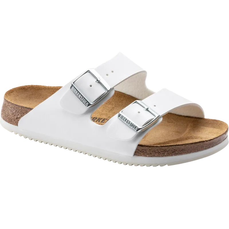 Neue Kollektion BIRKENSTOCK Hausschuh Kork Arizona weiß für normale und kräftige Füße 38