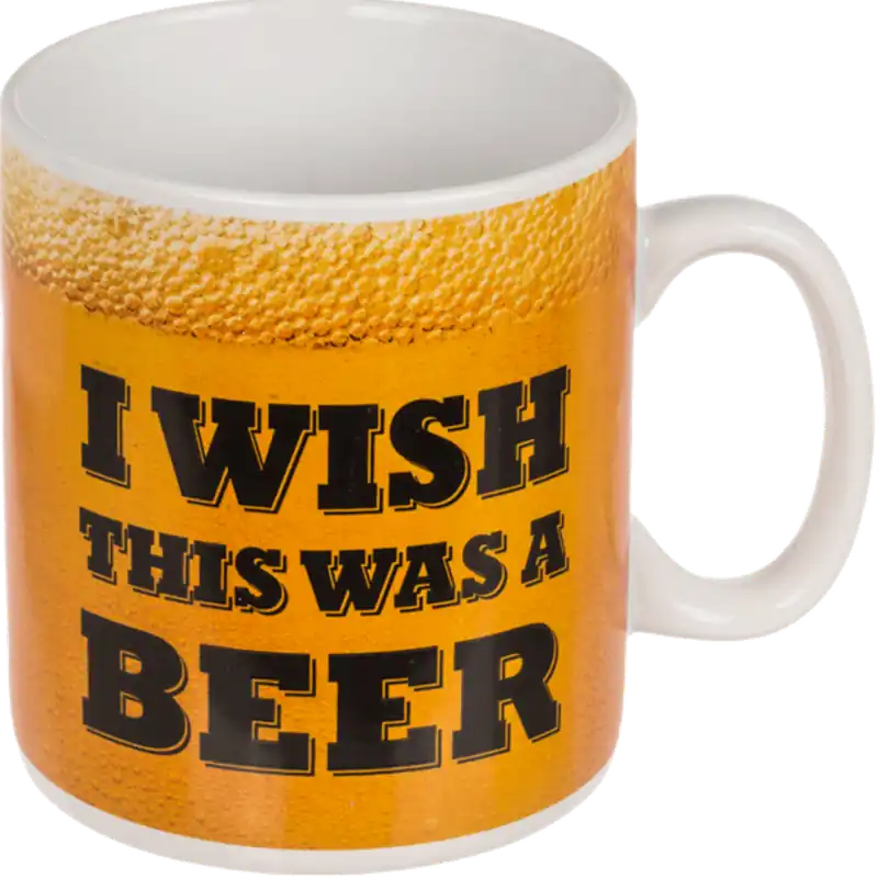 Kaffeebecher mit Spruch 1000ml Super-Preis
