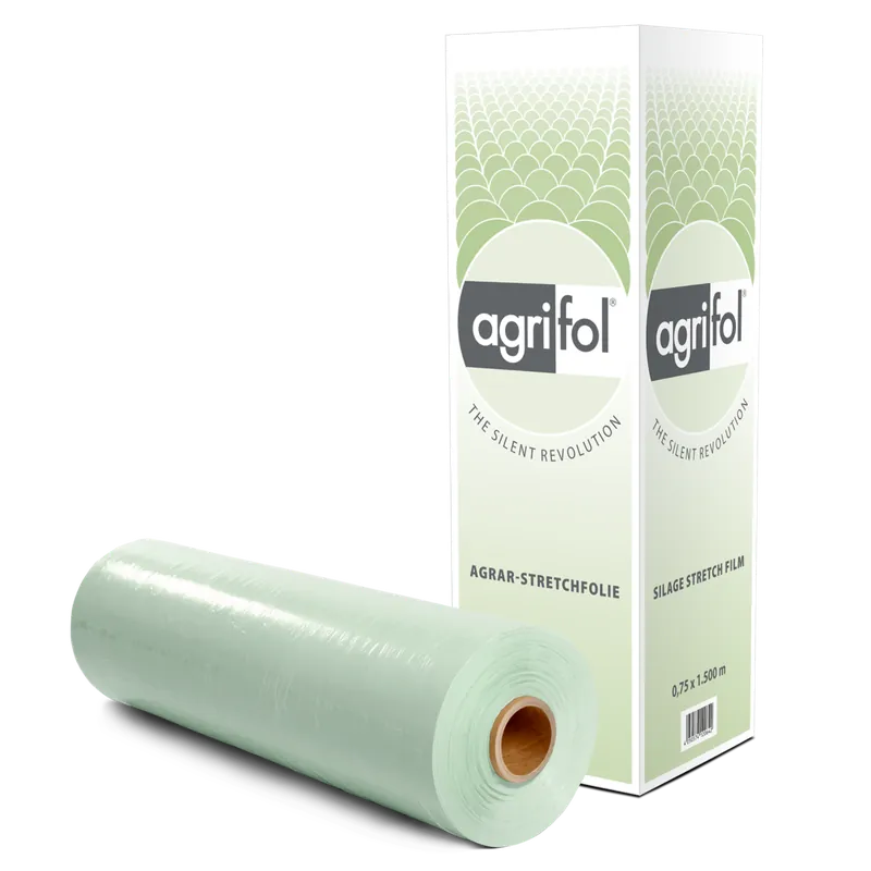 Rundballen Stretchfolie agrifol 0,5 x 1.800 m regeneratfrei Mega-Angebot