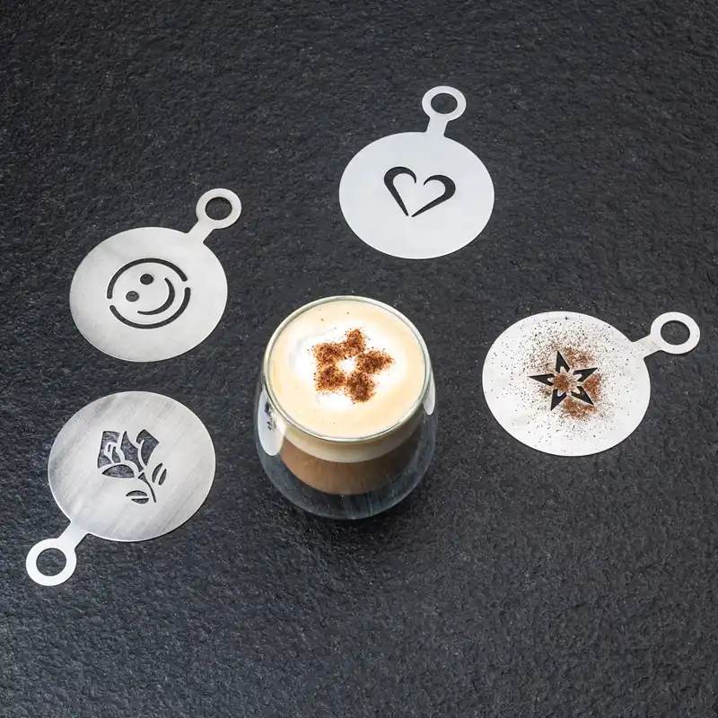 Begrenztes Angebot Kaffee Schablone 4er Set