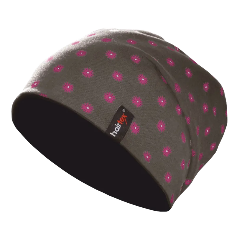 Neue Ware Stall-Beanie Blümchen Pink ONESIZE