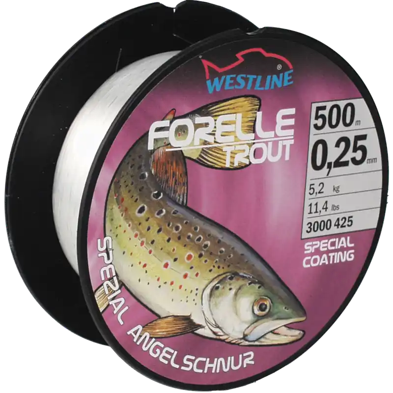 Westline Angelschnur Forelle klar Preisknaller