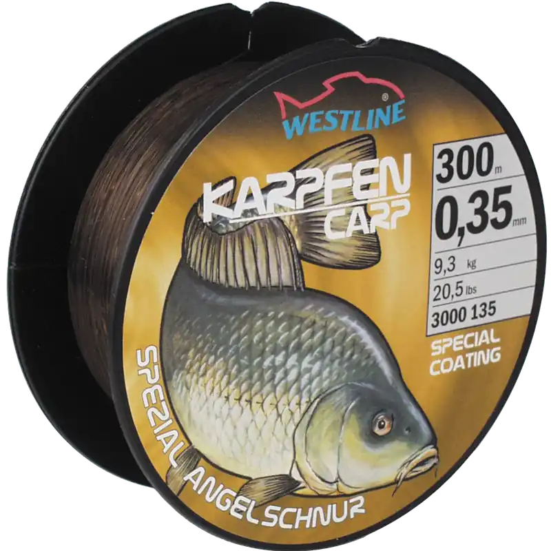 Must-Have Westline Angelschnur Karpfen dunkelbraun