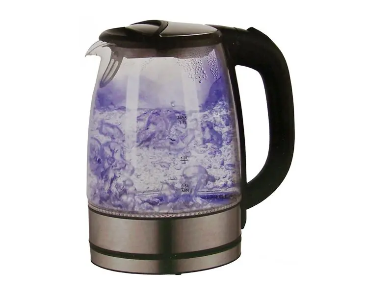 DESKI HOT Serie Glas Wasserkocher 1,7 Liter LED Retro Design 2200 Watt Saisonangebot
