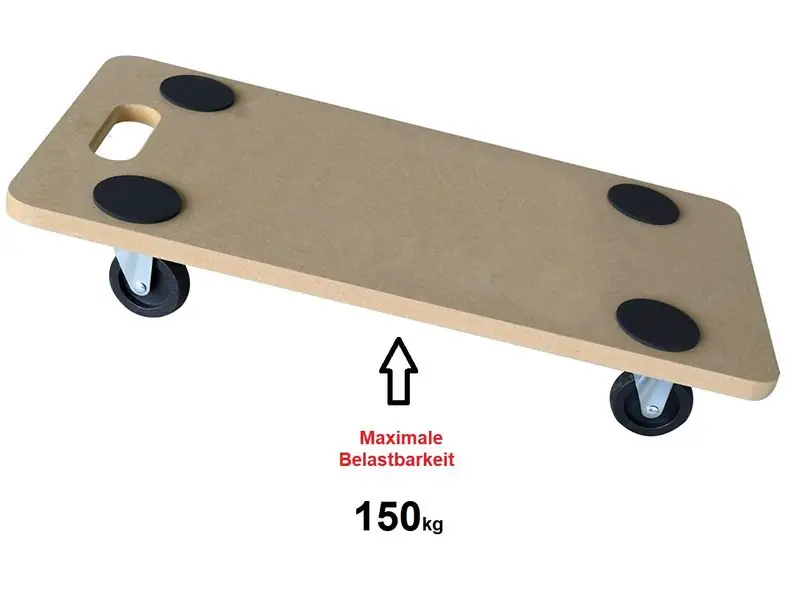 Zertifiziert Transport Trolley MAX bis 150 kg Transport Roller Wagen Karre Werkstatt Möbel