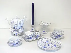Porzellan FRIESISCH BLAU Zuckerdose 0,25 Liter August Warnecke Preiswert