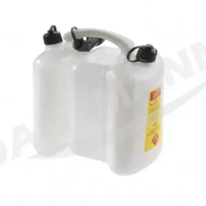 Direktkauf Profi Doppelkanister Kombikanister 6 + 3 Liter mit Ausgießer transparent