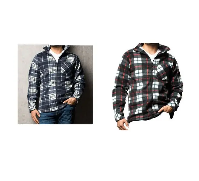 Polar Fleece Herren Jacke Lumber Holzfällerjacke Outdoor Fleecejacke M-XXL Preis Gesenkt