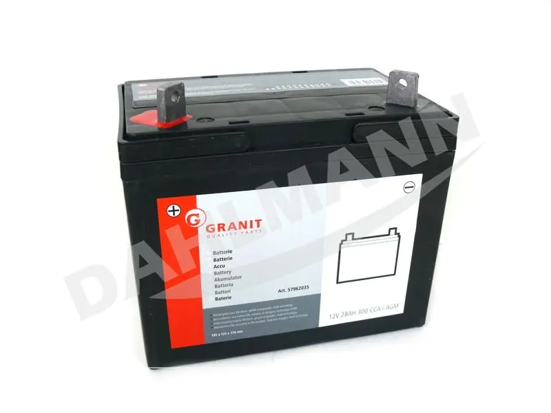 Nur Heute Batterie Starterbatterie 12 Volt 28 AH für HONDA Rasentraktor HF 2415