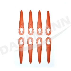 8x Messer Kunststoffmesser für STIHL Akku Rasentrimmer FSA 45 Neue Ware