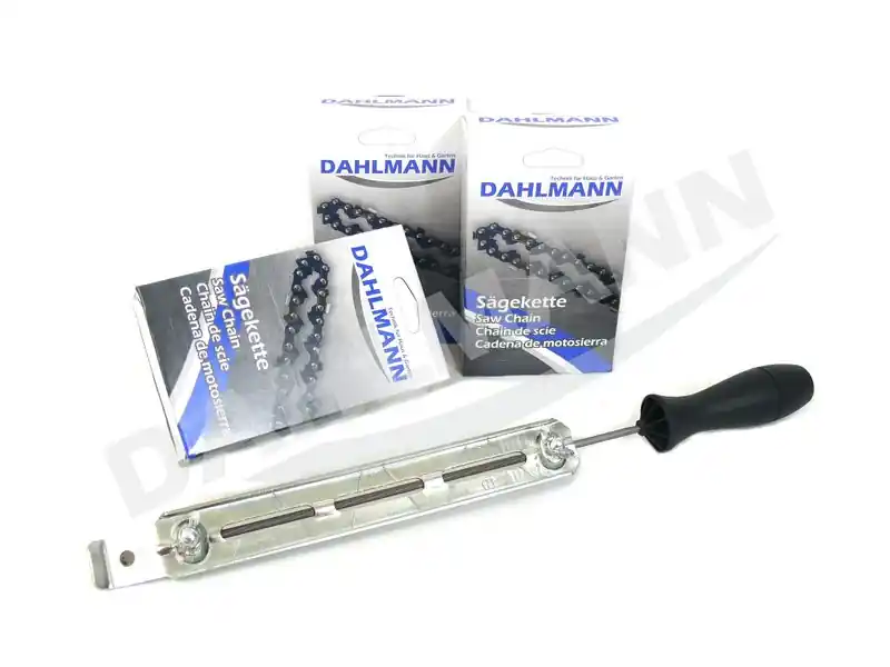Beliebt 3x Halbmeißel Sägekette 38 cm + Feilenhalter für HUSQVARNA Motorsäge 435