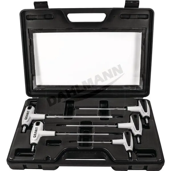 GRANIT Black Edition T-Griff Winkelstiftschlüssel-Satz TX- 5-tlg. Saisonangebot